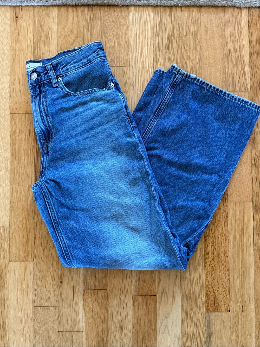 Madewell women’s low slung baggy jeans 26